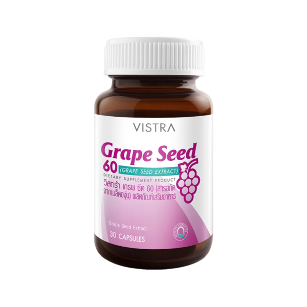 VISTRA GRAPE SEED 60 MG 30's