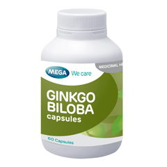 MEGA GINKGO BILOBA EXTRACT 40 MG 60’S